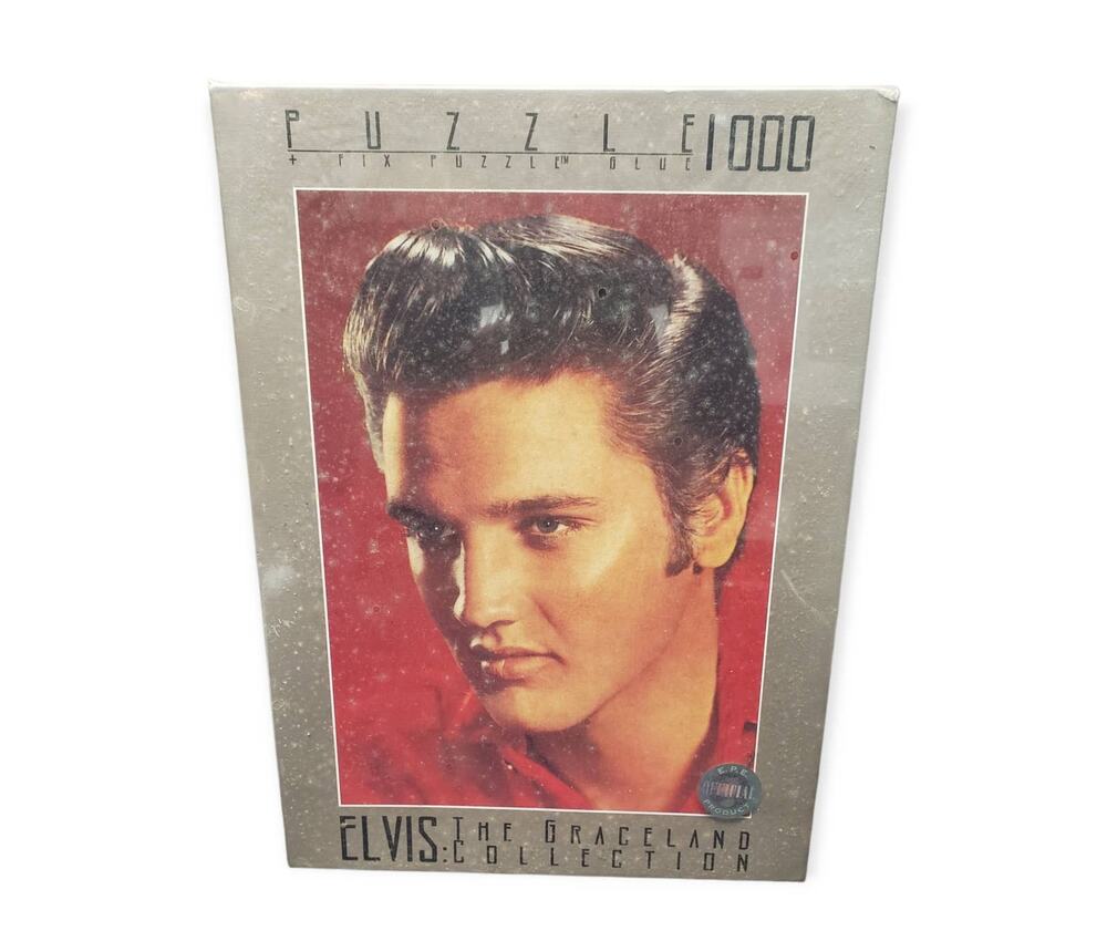 Elvis: The Graceland Collection Puzzle: Heartthrob 1000 Pieces & Fix Puzzle Glue